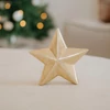 Kép 1/2 - Karácsonyi dekoráció - arany csillag - 13 cm