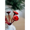Kép 2/4 - Szárazvirág - protea - margaréta - élénk piros