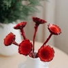 Kép 1/4 - Szárazvirág - protea - margaréta - élénk piros