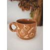 Kép 2/4 - őszi bögre barna árnyalatban tökökkele