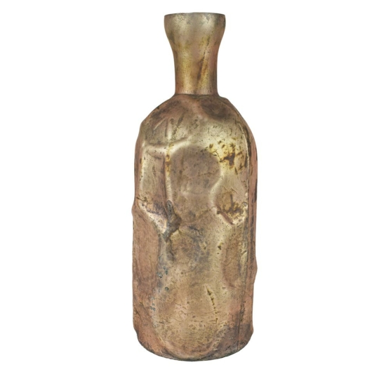 Váza - üveg, bronz hatású bevonattal - 32 cm