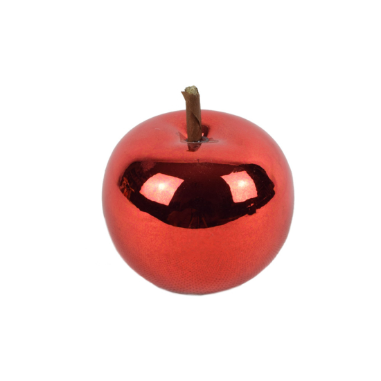 Kerámia alma - piros - 5 cm