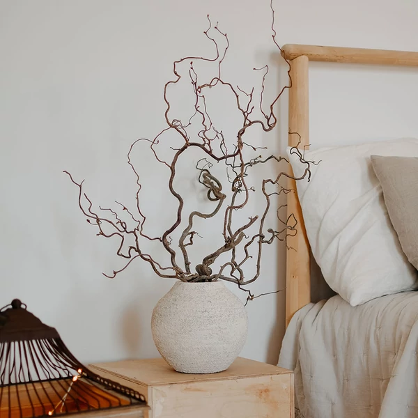 Szárazvirág - mogyoró ág - 1 m