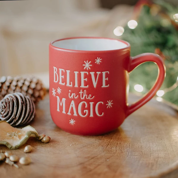 Karácsonyi bögre - Believe in the magic