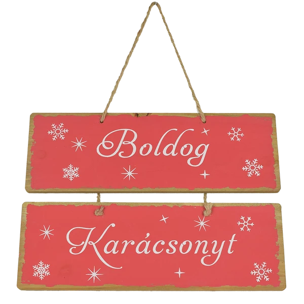 karácsonyi tábla