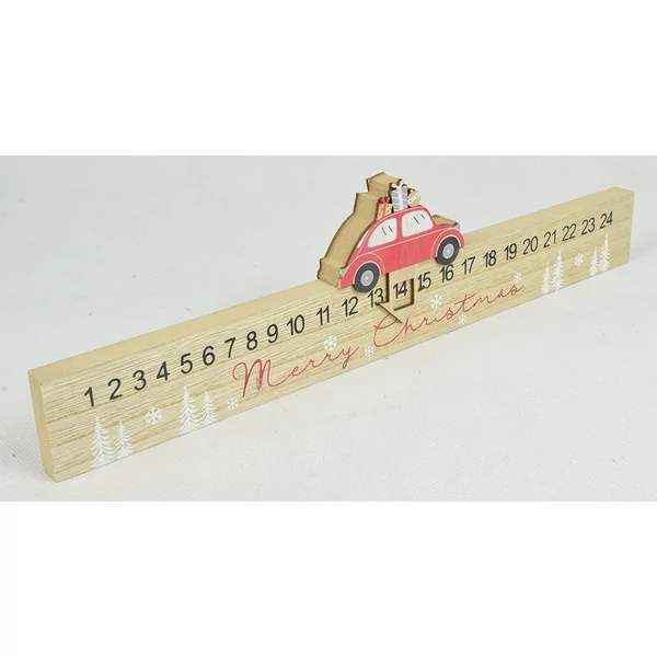 Adventi naptár - kisautós - 39 cm