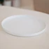 Tálca - kerek - fehér - 25 cm