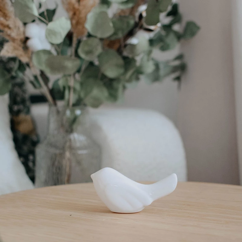 kerámia madár, dekoráció