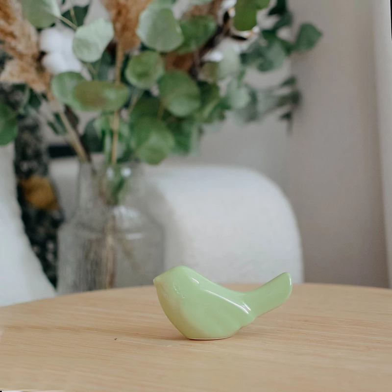 kerámia madár, dekoráció