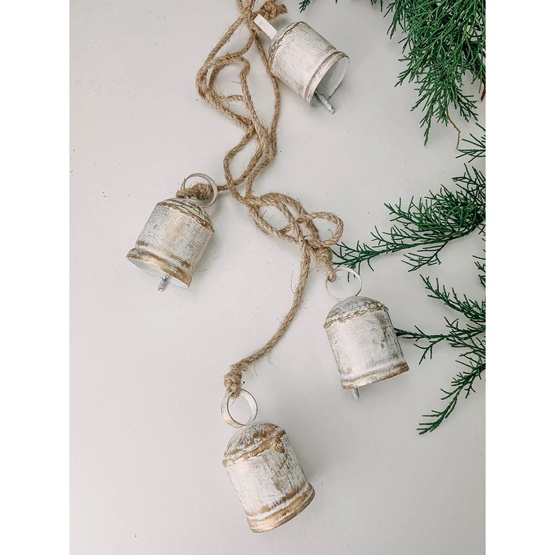 antik fehér kolomp füzér