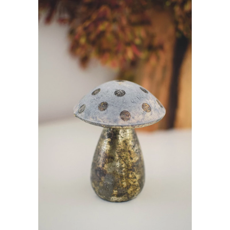 üveg gomba dekoráció