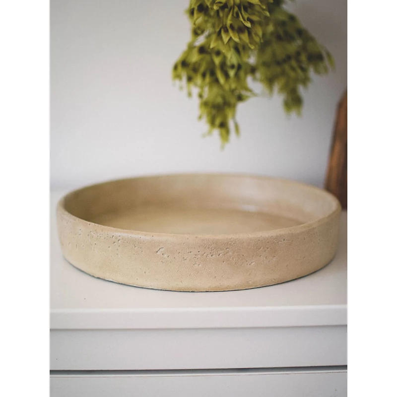 bézs kőkerámia tál