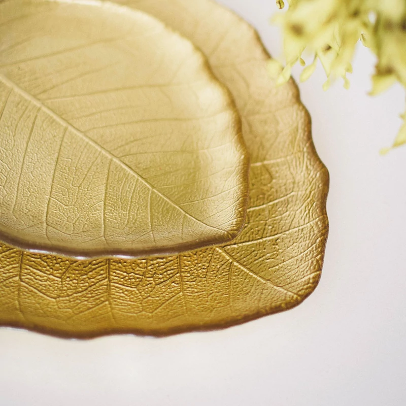 levél formájú tálca