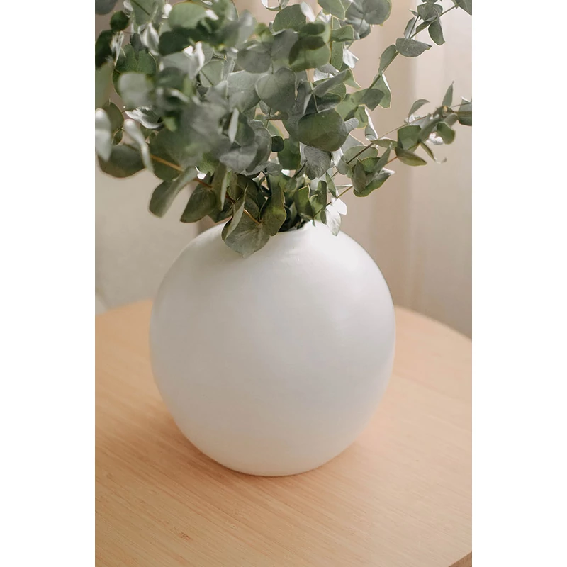 váza szárazvirággal