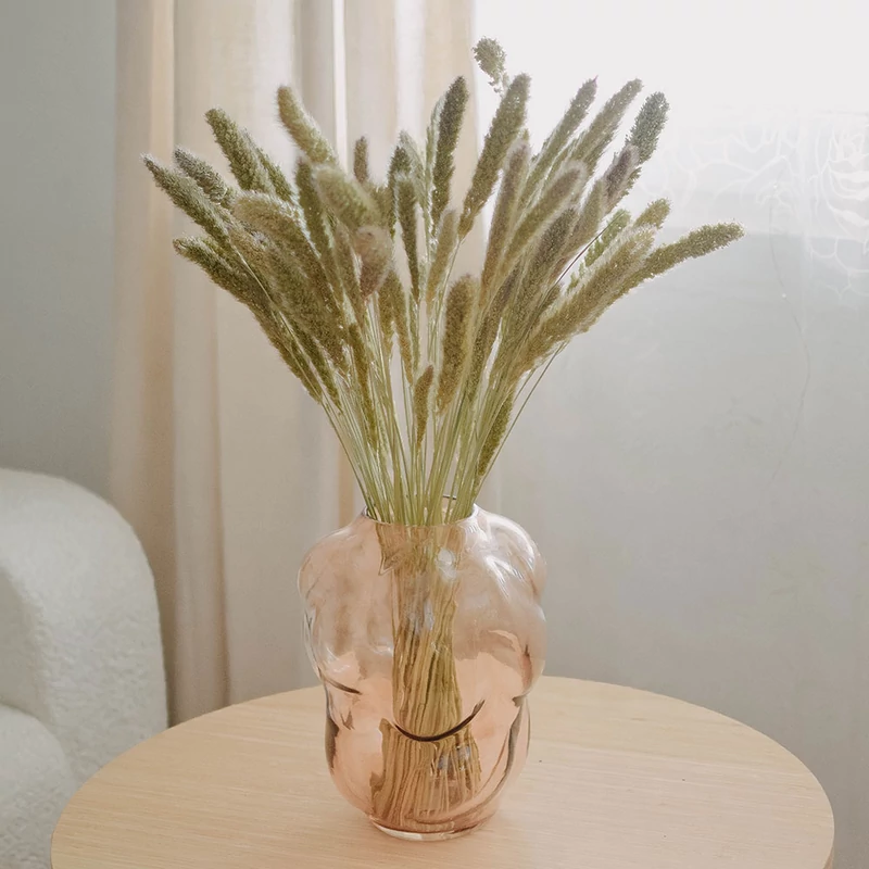 váza szárazvirággal