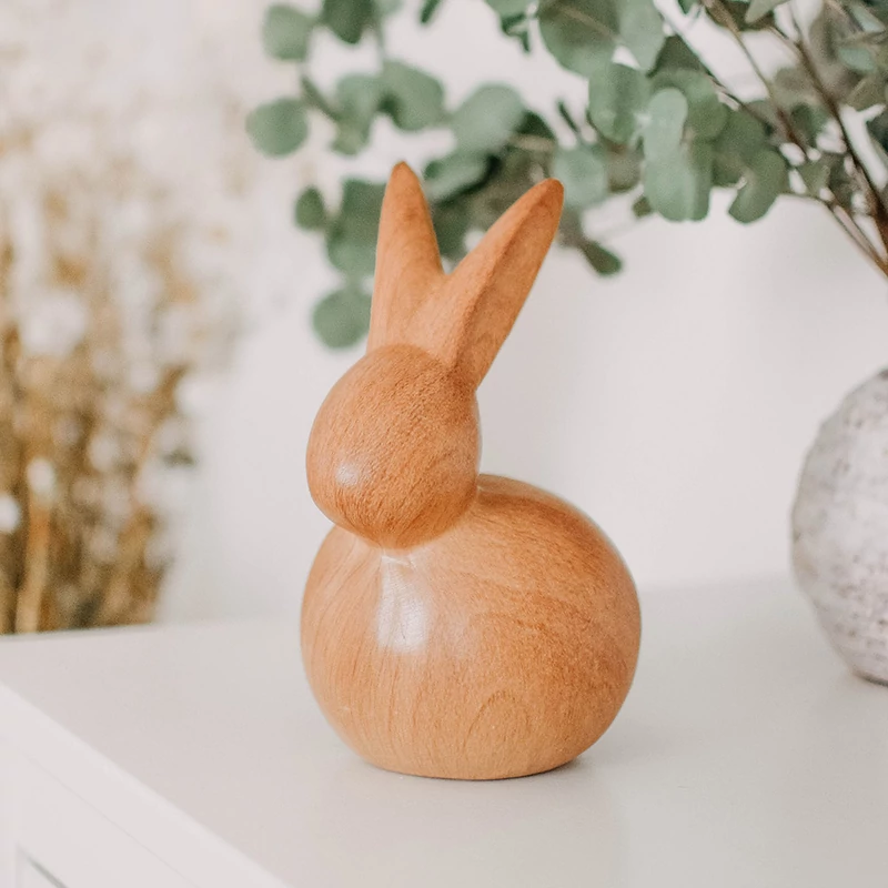 fa mintás húsvéti nyuszi dekoráció