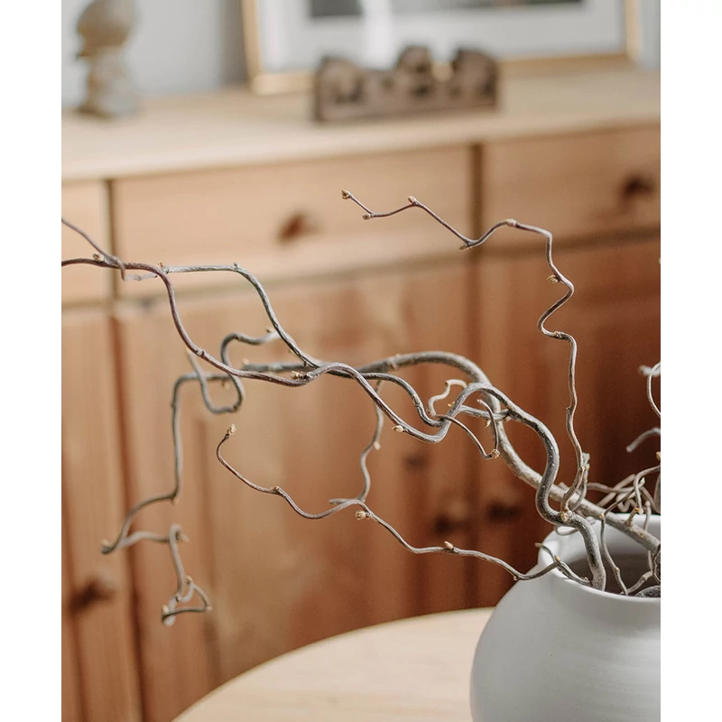 szárazvirág vázával